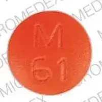 Thioridazine (Thioridazine [ thye-oh-rid-a-zeen ])-100 M 61-100 mg-Orange-Round