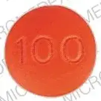 Thioridazine (Thioridazine [ thye-oh-rid-a-zeen ])-100 M 61-100 mg-Orange-Round