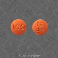 Thioridazine (Thioridazine [ thye-oh-rid-a-zeen ])-100 M 61-100 mg-Orange-Round