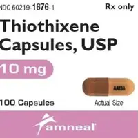 Thiothixene (Thiothixene [ thye-oh-thix-een ])-AA13A-10 mg-Brown & Peach-Capsule-shape