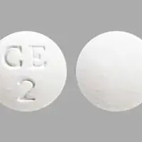 Calcium acetate (Calcium acetate [ kal-see-um-as-e-tate ])-CE 2-667 mg-White-Round