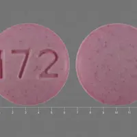 Fluoride (Fluoride [ flor-ide ])-172-2.2 mg (equiv. fluoride 1 mg)-Red-Round