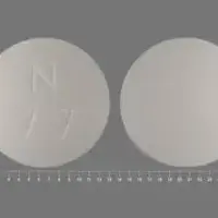 Methyldopa (Methyldopa [ meth-il-doe-pa ])-N 77-500 mg-White-Round