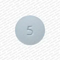 Metolazone (Metolazone [ me-tol-a-zone ])-644 5-5 mg-Blue-Round