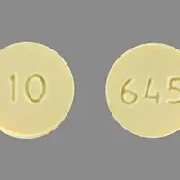 Metolazone (Metolazone [ me-tol-a-zone ])-645 10-10 mg-Orange-Round