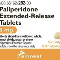 Paliperidone (Paliperidone (oral) [ pal-ee-per-i-done ])-AN 82-6 mg-Beige-Round