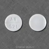 Promethazine (rectal) (Promethazine (rectal) [ pro-meth-a-zeen ])-AN 521-25 mg-White-Round