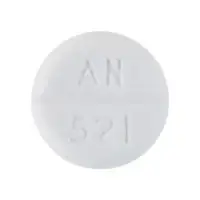 Promethazine (rectal) (Promethazine (rectal) [ pro-meth-a-zeen ])-AN 521-25 mg-White-Round