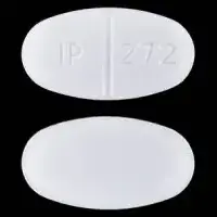 Sulfamethoxazole and trimethoprim (Sulfamethoxazole and trimethoprim (oral/injection) [ sul-fa-meth-ox-a-zole-and-trye-meth-oh-prim ])-IP 272-800 mg / 160 mg-White-Oval