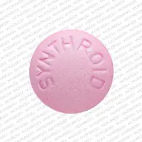 Synthroid (Levothyroxine [ lee-voe-thye-rox-een ])-SYNTHROID 112-112 mcg (0.112 mg)-Pink-Round