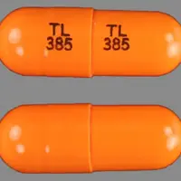 Terazosin (Terazosin [ ter-ay-zo-sin ])-TL 385 TL 385-5 mg-Orange-Capsule-shape