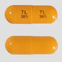 Terazosin (Terazosin [ ter-ay-zo-sin ])-TL 385 TL 385-5 mg-Orange-Capsule-shape