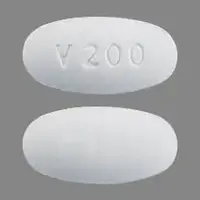 Voriconazole (oral/injection) (Voriconazole (oral/injection) [ vor-i-kon-a-zole ])-V200-200 mg-White-Oval