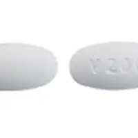 Voriconazole (oral/injection) (Voriconazole (oral/injection) [ vor-i-kon-a-zole ])-V200-200 mg-White-Oval