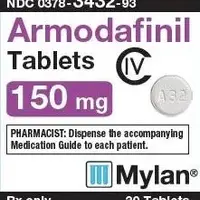 Armodafinil (Armodafinil [ ar-moe-daf-i-nil ])-M A32-150 mg-White-Round