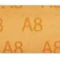 Buprenorphine and naloxone (oral/sublingual) (Buprenorphine and naloxone (oral/sublingual) [ bue-pre-nor-feen-and-nal-ox-one ])-A8-8 mg (base) / 2 mg (base)-Orange-Rectangle