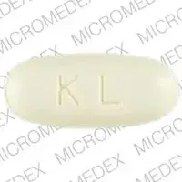 Clarithromycin (Clarithromycin [ kla-rith-roe-mye-sin ])-a KL-500 mg-Yellow-Oval