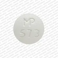 Doxycycline (eent) (monograph) (Medically reviewed)-MP 573-20 mg-White-Round