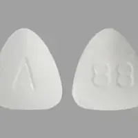 Entecavir (Entecavir [ en-tek-a-vir ])-A 88-0.5 mg-White-Three-sided