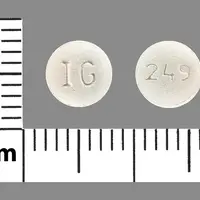 Escitalopram (Escitalopram)-IG 249-5 mg-White-Round