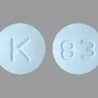 Eszopiclone (Eszopiclone [ e-zop-i-klone ])-K 83-1 mg-Blue-Round