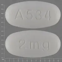 Guanfacine (Guanfacine [ gwahn-fa-seen ])-A534 2 mg-2 mg-White-Capsule-shape