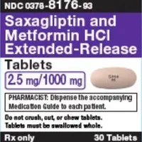 Metformin and saxagliptin (Metformin and saxagliptin [ met-for-min-and-sax-a-glip-tin ])-SM4 M-2.5 mg / 1000 mg-Peach-Capsule-shape