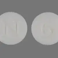 Nitroglycerin (topical) (Nitroglycerin (topical) [ nye-troe-glis-er-in ])-N 6-0.6 mg-White-Round