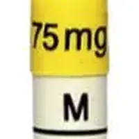 Oseltamivir (Oseltamivir [ os-el-tam-ih-veer ])-M 75mg-75 mg-Gray & Yellow-Capsule-shape