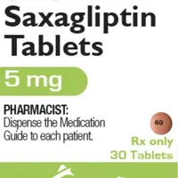 Saxagliptin (Saxagliptin [ sax-a-glip-tin ])-60-5 mg-Brown-Round