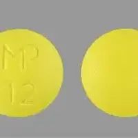 Thioridazine (Thioridazine [ thye-oh-rid-a-zeen ])-MP 12-10 mg-Yellow-Round