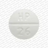 Verapamil (oral/injection) (Verapamil (oral/injection) [ ver-ap-a-mil ])-HP 26-80 mg-White-Round