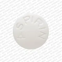 Aspirin (rectal) (Aspirin (rectal) [ as-pi-rin ])-ASPIRIN 44 249-325 mg-White-Round