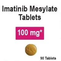 Imatinib (Imatinib [ im-ma-ta-nib ])-244-100 mg-Yellow-Round