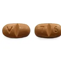 Oxcarbazepine (Oxcarbazepine [ ox-kar-bay-zeh-peen ])-V 7 6-150 mg-Brown-Oval