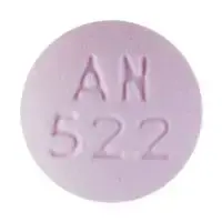 Promethazine (rectal) (Promethazine (rectal) [ pro-meth-a-zeen ])-AN 522-50 mg-Pink-Round