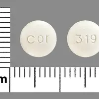 Acarbose (Acarbose [ ah-kar-bose ])-cor 319-50 mg-White-Round