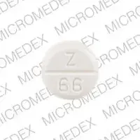 Atenolol (Atenolol [ a-ten-oh-lol ])-Z 66-50 mg-White-Round