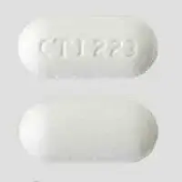 Ciprofloxacin (injection) (Ciprofloxacin (injection) [ sip-roe-flox-a-sin ])-CTI 223-500 mg-White-Capsule-shape