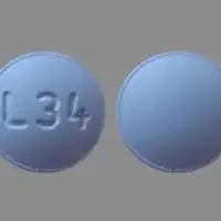 Eszopiclone (Eszopiclone [ e-zop-i-klone ])-L 34-1 mg-Blue-Round