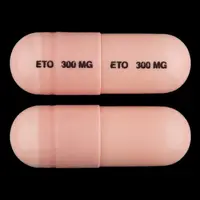 Etodolac (Etodolac [ ee-toe-doe-lak ])-ETO 300 MG ETO 300 MG-300 mg-Pink-Capsule-shape