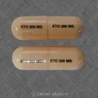 Etodolac (Etodolac [ ee-toe-doe-lak ])-ETO 300 MG ETO 300 MG-300 mg-Pink-Capsule-shape