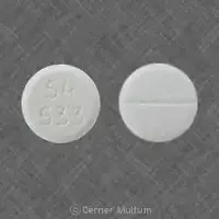 Furosemide (Furosemide (oral/injection) [ fur-oh-se-mide ])-54 533-80 mg-White-Round