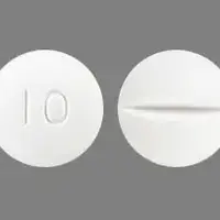 Glipizide (Glipizide [ glip-i-zide ])-10-10 mg-White-Round