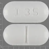 Glyburide (Glyburide [ glye-bue-ride ])-I35-1.25 mg-White-Capsule-shape