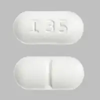 Glyburide (Glyburide [ glye-bue-ride ])-I35-1.25 mg-White-Capsule-shape