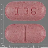 Glyburide (Glyburide [ glye-bue-ride ])-I36-2.5 mg-Pink-Capsule-shape