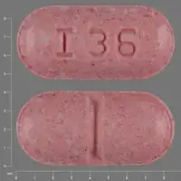 Glyburide (Glyburide [ glye-bue-ride ])-I36-2.5 mg-Pink-Capsule-shape