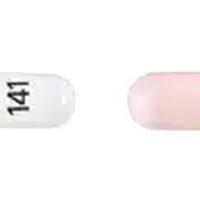 Lithium (Lithium [ lith-ee-um ])-H 141-600 mg-Pink & White-Capsule-shape