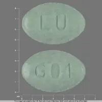 Lovastatin (Lovastatin [ loe-va-sta-tin ])-LU G01-10 mg-Green-Oval